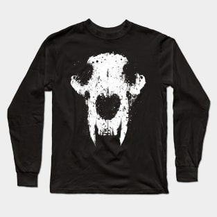 Lion Skull Graffiti Long Sleeve T-Shirt